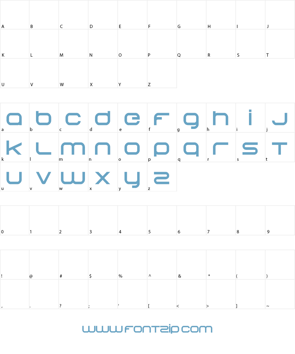 Begok Font Character
